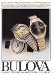 1978 Vintage Bulova Ad