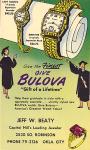 1950 Vintage Bulova Ad - Courtesy of Jerin Falcon