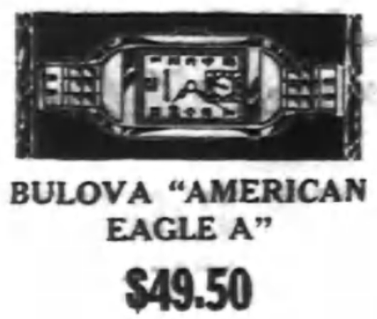 1939 Bulova American Eagle "A"