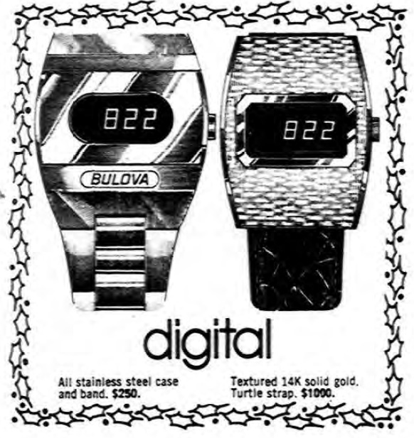 1974 Bulova Accuquartz digital