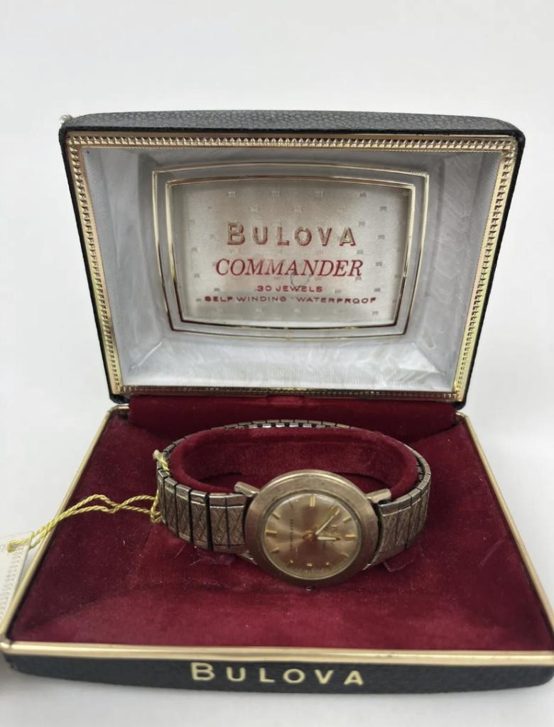 1965 Bulova Commander box