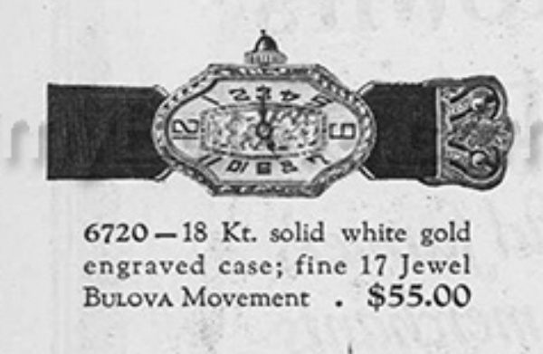 1924 Bulova 6720 Ad