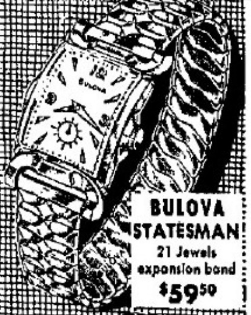 1953 Bulova Statesman 2-4-24 ad