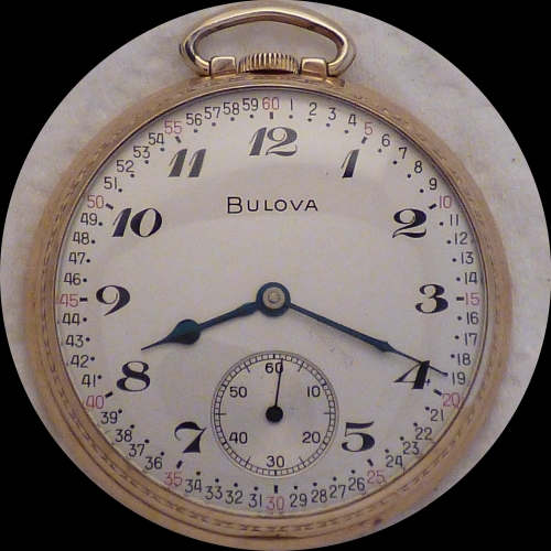 Nice Clean Montgomery dial, Bright Blued Hands